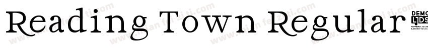 Reading Town Regular字体转换